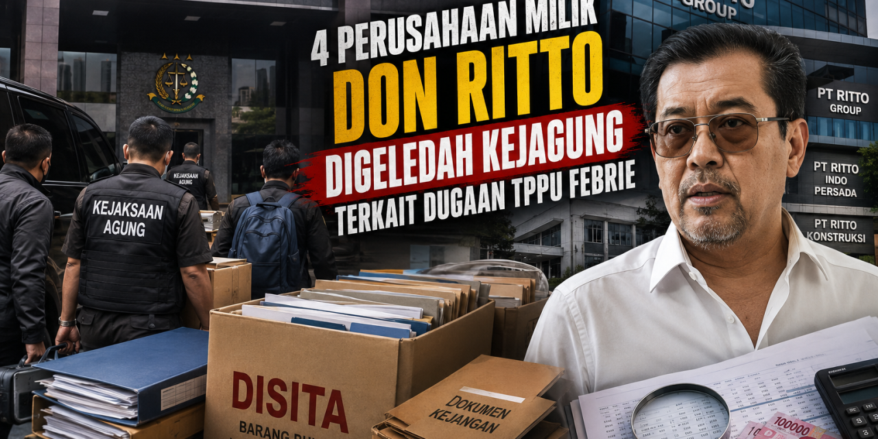 Kejagung Geledah Empat Perusahaan Milik Don Ritto, Ini Faktanya