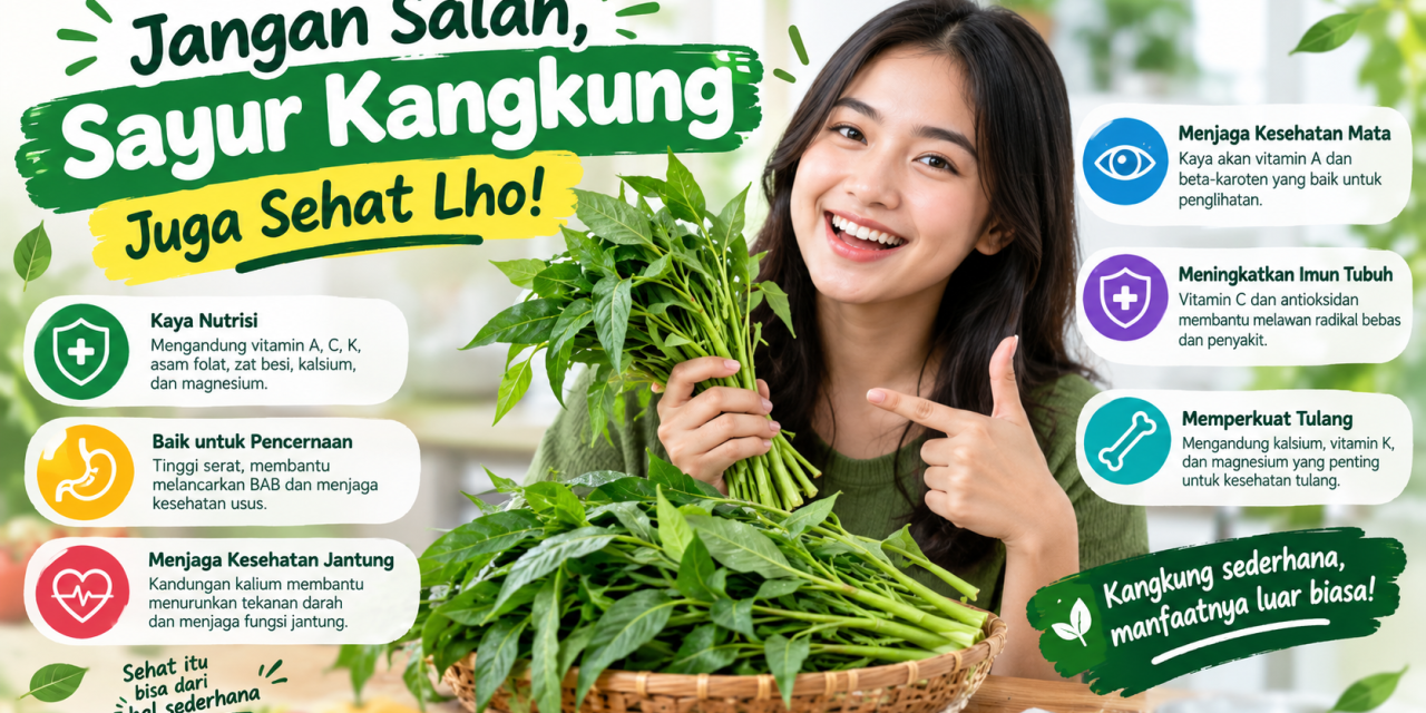 Jangan Salah, Sayur Kangkung Juga Sehat Lho!