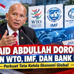 Said Abdullah Dorong Peran WTO, IMF, Dan Bank Dunia
