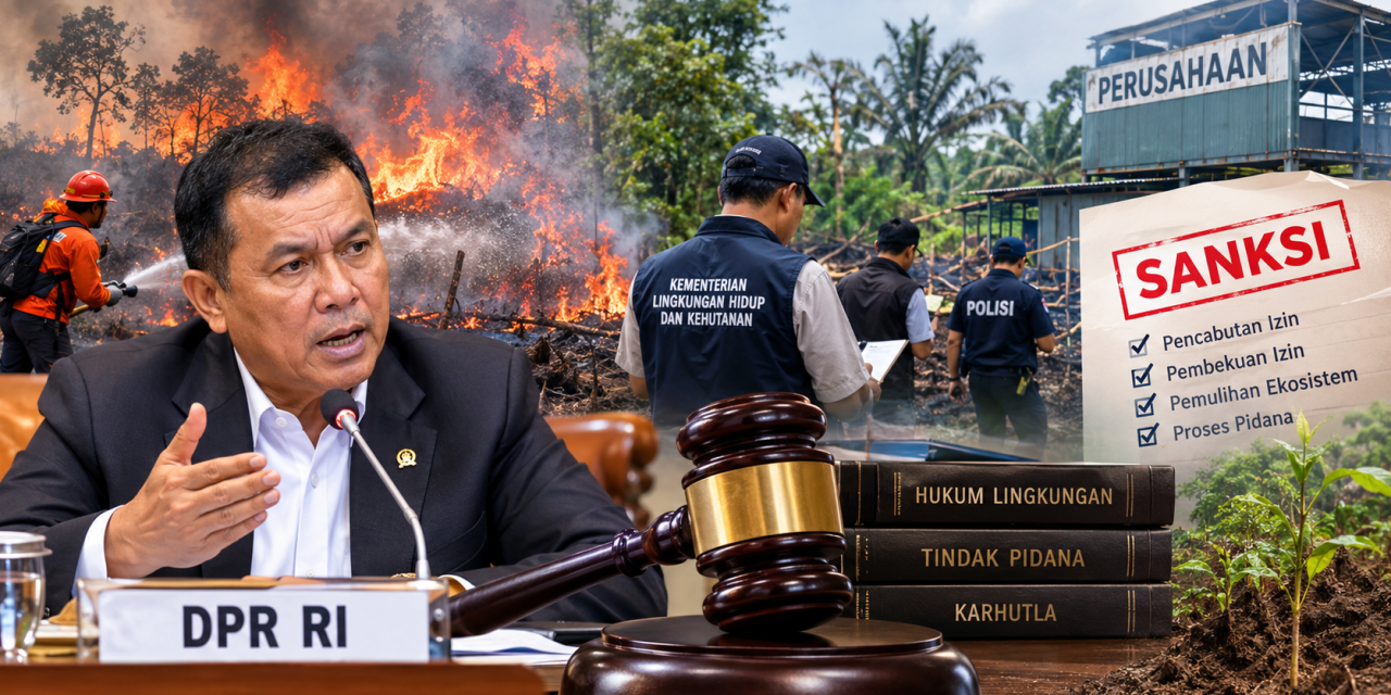 Anggota DPR Minta Hukuman Perusahaan Terkait Karhutla